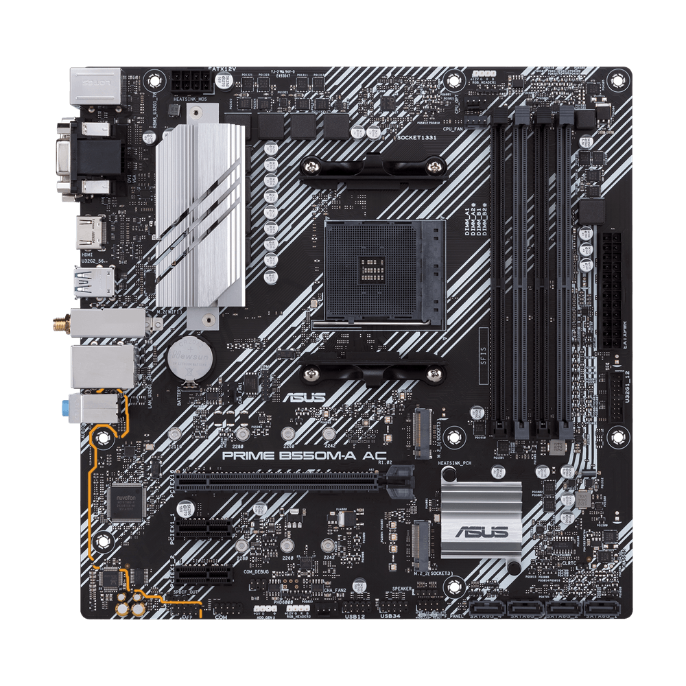 Placa Madre Asus PRIME B550M-A AC - Imagen 5