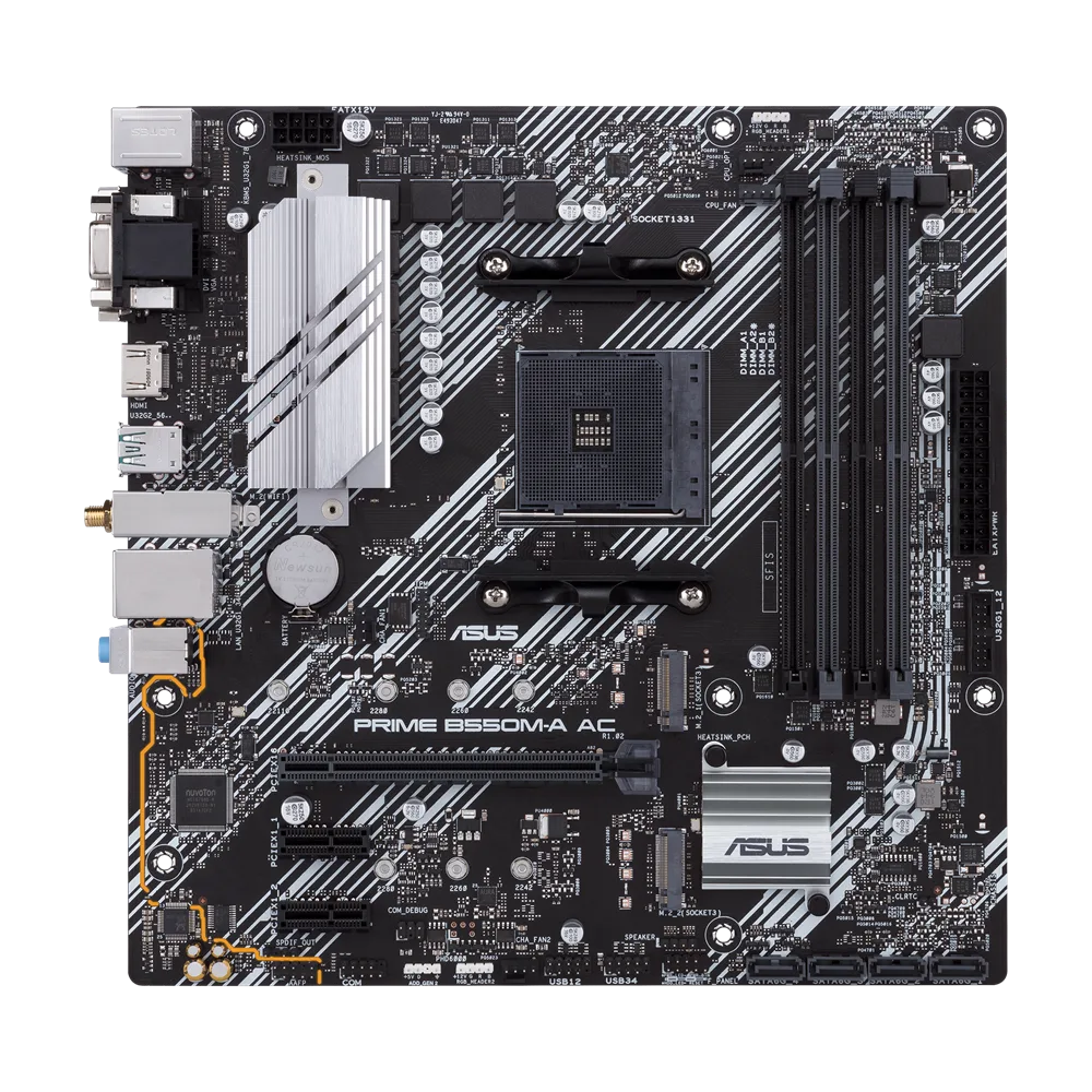 Placa Madre Asus PRIME B550M-A AC - Imagen 5
