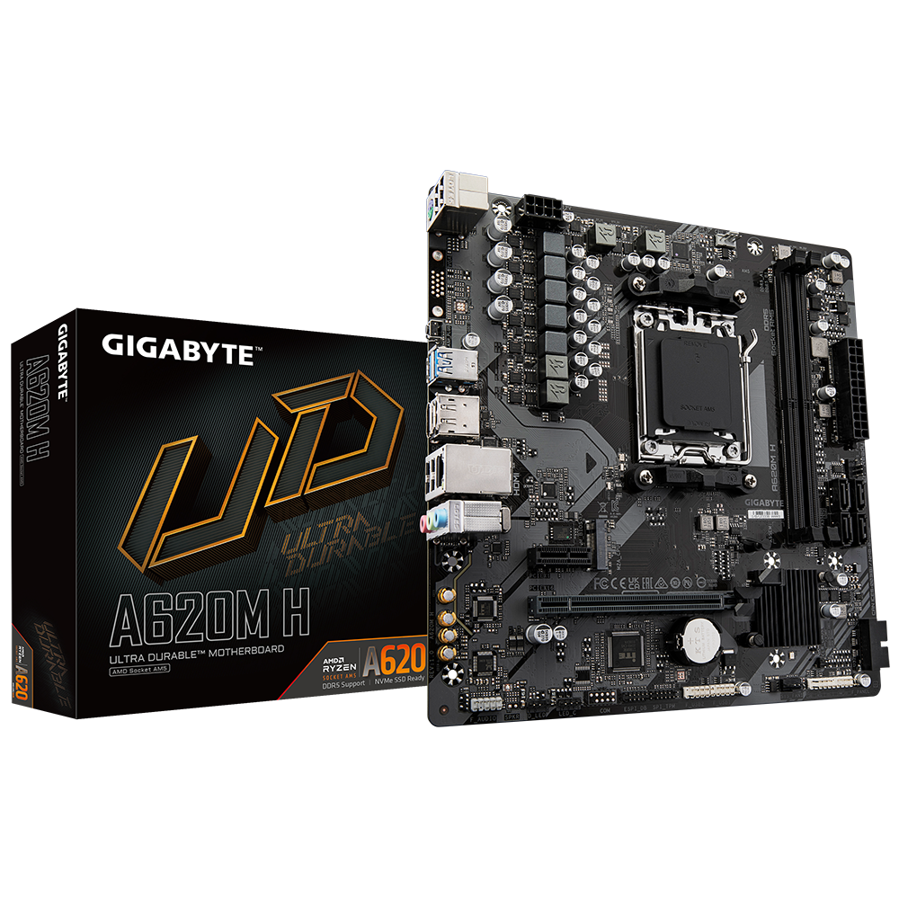 Placa Madre Gigabyte A620M H DDR5 AM5