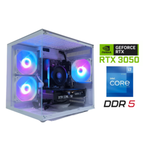 PC Gamer WHITE Intel Core i7-12700F | RTX 3050 | 16GB DDR5 | SSD 500GB | Windows 11