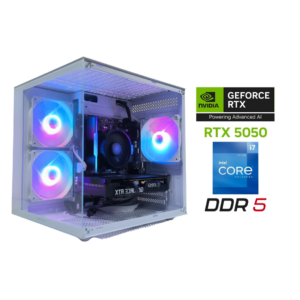 PC Gamer WHITE Intel I7 12700F | RTX 5050 | 16GB DDR5 | 500GB | WIN 11