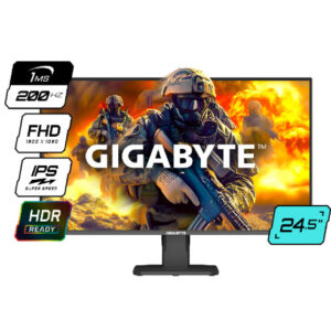 Monitor Gamer 24.5" Gigabyte GS25F2 200Hz SS IPS 1ms HDR
