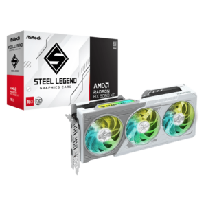 Tarjeta de Video ASRock Radeon RX 9060 XT Steel Legend 16GB OC [RX9060XT SL 16GO]