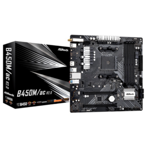 Placa Madre MB ASROCK AMD (AM4) B450M/AC R2.0 WIFI
