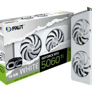 Tarjeta de Video Palit GeForce RTX 5060 Ti White OC 16GB GDDR7