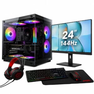 PC Gamer Ryzen 7 5700G | 16gb DDR4 | 1TB SSD + Monitor 24 IPS KIT TECLADO GAMER