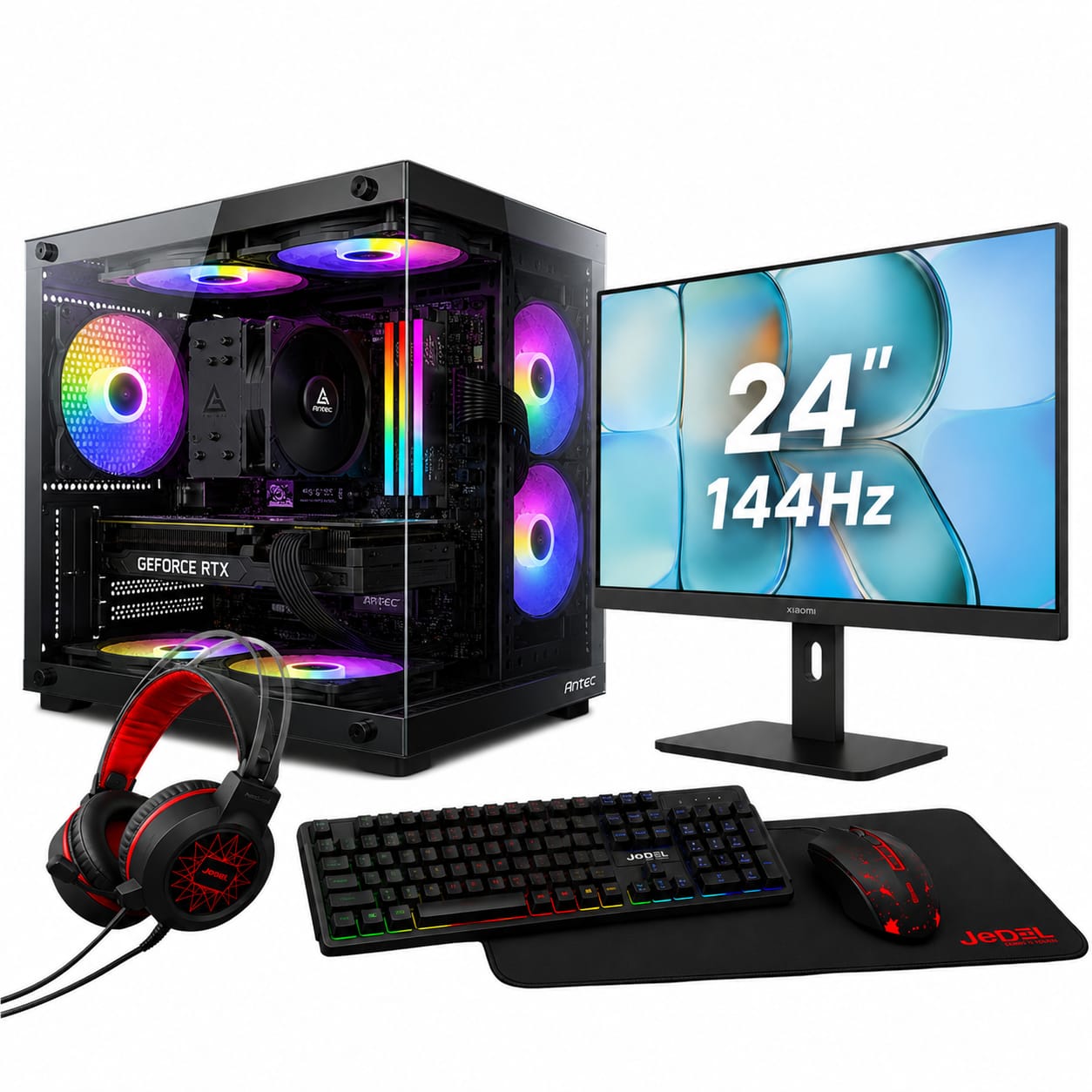 PC Gamer Ryzen 7 5700G | 16gb DDR4 | 1TB SSD + Monitor 24 IPS KIT TECLADO GAMER