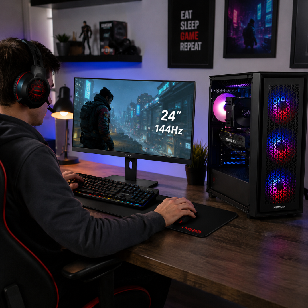 PC Gamer Ryzen 3 3200G | 16gb | 500SSD + Monitor 24 IPS KIT TECLADO GAMER - Imagen 2