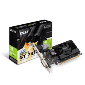 Tarjeta de Video MSI GeForce GT 710 2GD3 LP 2GB DDR3 Perfil Bajo