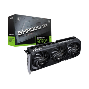 Tarjeta de Video MSI GeForce RTX 5070 Ti SHADOW 3X OC 16GB GDDR7