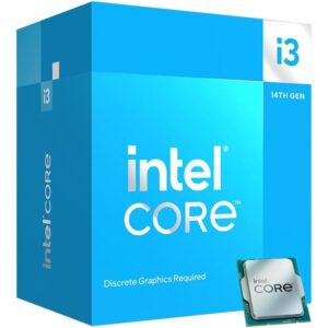Procesador Intel Core i3-14100F - Socket LGA 1700, 4 Núcleos, 3.5 GHz a 4.7 GHz, 12MB Cache