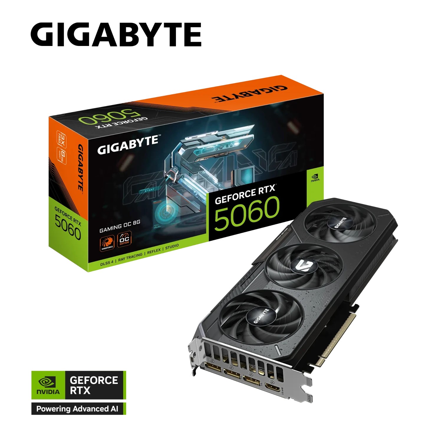 Tarjeta de Video Gigabyte GeForce RTX 5060 Gaming OC 8GB GDDR7 - Imagen 2