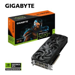 Tarjeta de Video Gigabyte GeForce RTX 5070 Ti WINDFORCE SFF OC 16GB GDDR7