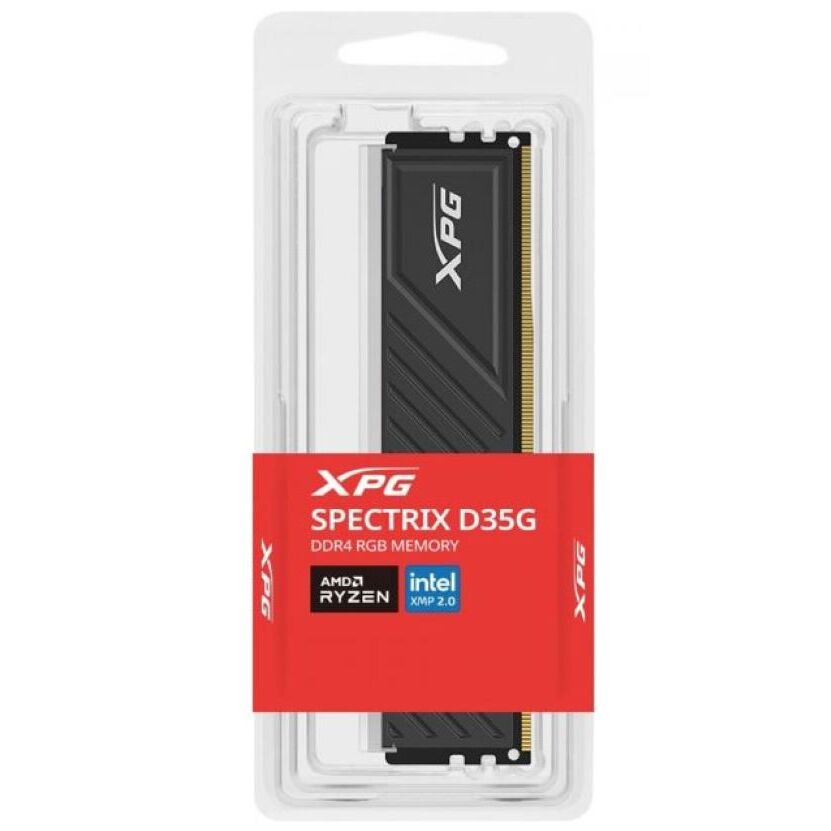 Memoria RAM DIMM 8 GB - DDR4 3200 MT/s - XPG Spectrix D35G - RGB Black - Imagen 2