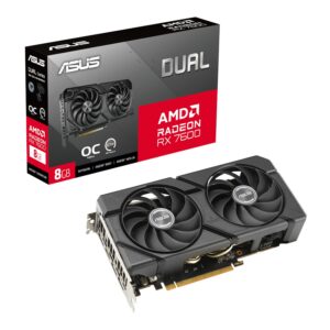 Tarjeta de Video ASUS Radeon RX 7600 Dual EVO OC 8GB GDDR6