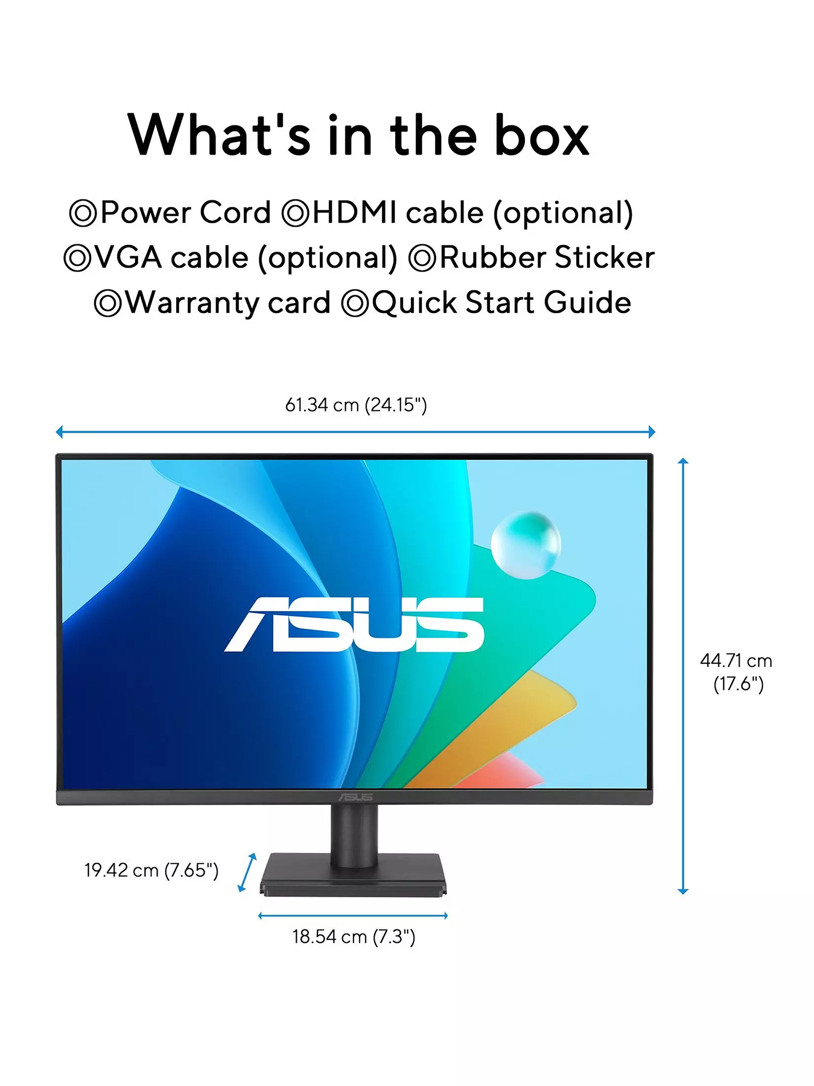 Monitor ASUS Eye Care VA279HG 27 Pulgadas FHD IPS 120Hz 1ms HDMI VGA - Imagen 3