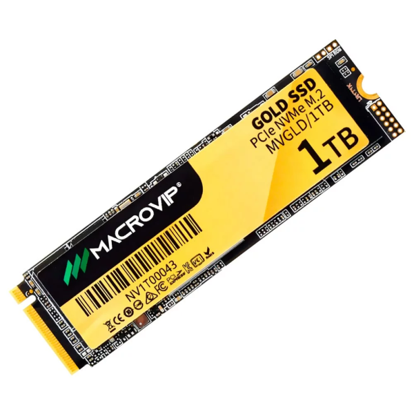 SSD Macrovip M.2 1TB Gold NVMe PCIe Gen3x4 Alto Rendimiento
