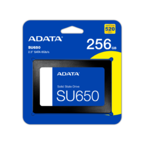 SSD 2.5 pulgadas ADATA Ultimate SU650 256GB SATA 3 Almacenamiento Rapido PC Gamer