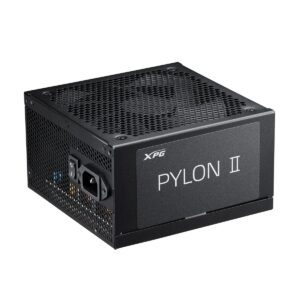 XPG 80 Plus Bronze Fuente de Poder PYLONII750B-BKCCL 750W ATX 3.1 12V-2x6