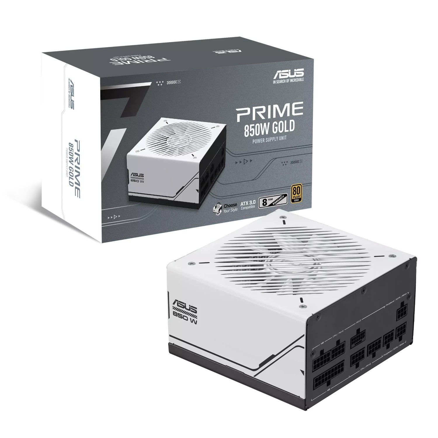 ASUS 850W 80 Plus Gold Fuente de Poder 90YE00U0-B0AA00 ATX 3.0 Modular