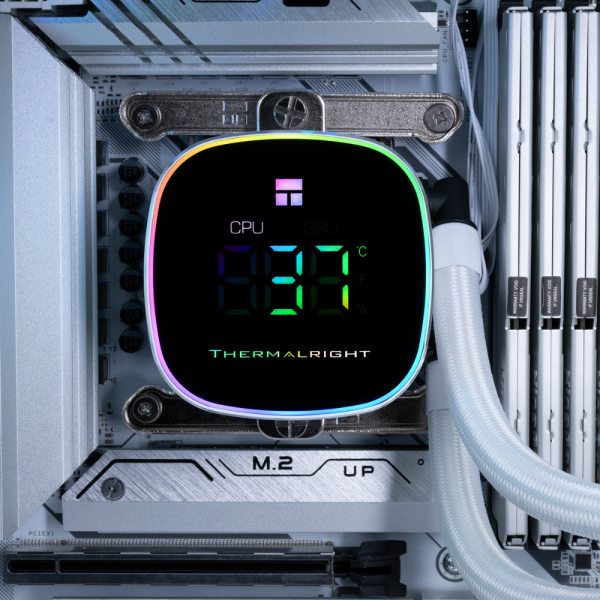 Refrigeración Líquida Thermalright Frozen Horizon 240 Digital ARGB White Gamer - Imagen 5