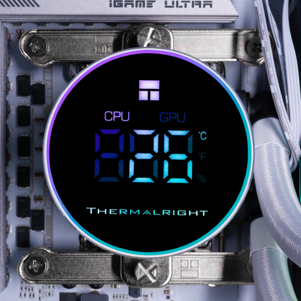 Refrigeración Líquida Thermalright Frozen Magic 360 Digital ARGB White V2 Gamer - Imagen 5