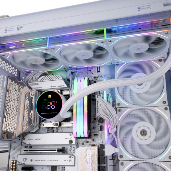 Refrigeración Líquida Thermalright Frozen Magic 360 Digital ARGB White V2 Gamer - Imagen 3