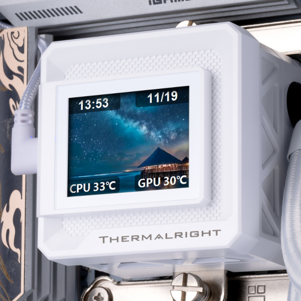 Refrigeración Líquida Thermalright Frozen Warframe SE 360 ARGB White Gamer - Imagen 4