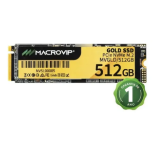 SSD Macrovip Gold M.2 512GB NVMe PCIe Gen3x4 - MVGLD512GB