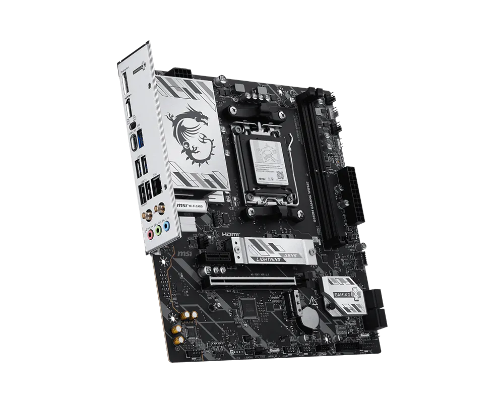 Placa Madre MSI B850M GAMING WIFI6E Micro-ATX Socket AM5 Rendimiento Gamer - Imagen 5