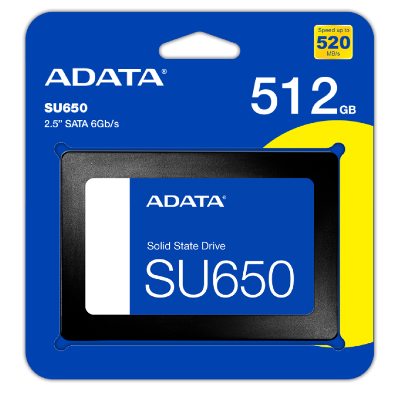 ADATA 512GB Disco SSD Ultimate SU650 SATA III ASU650SS-512GT-R 2.5"