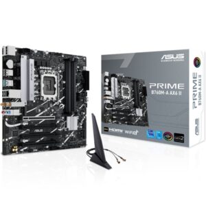 Placa Madre ASUS Prime B760M-A AX6 II LGA 1700 DDR5 Micro-ATX