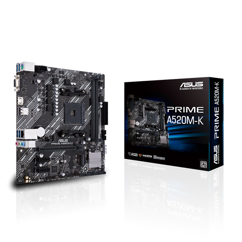 Placa Madre ASUS Prime A520M-K Micro ATX AM4 DDR4