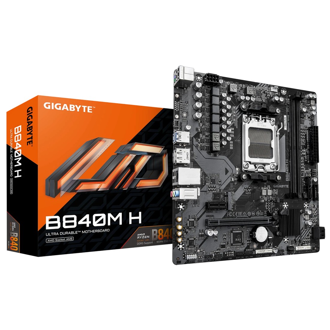 Placa Madre Gigabyte B840M H Socket AM5 DDR5