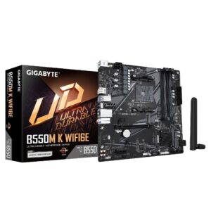 Placa Madre Gigabyte B550M K WF6E AM4 DDR4 Wi-Fi 6E