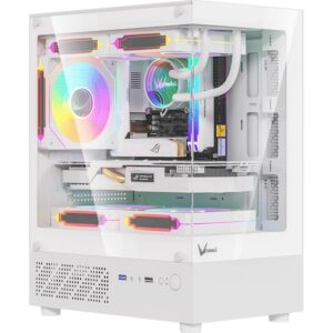 Gabinete Formula Crystal Z1CM Plus AR White Micro-ATX
