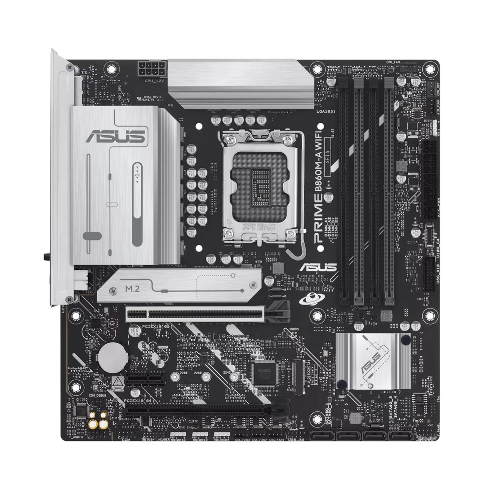 Placa Madre ASUS PRIME B860M-A WIFI LGA1851 DDR5 Micro-ATX - Imagen 2