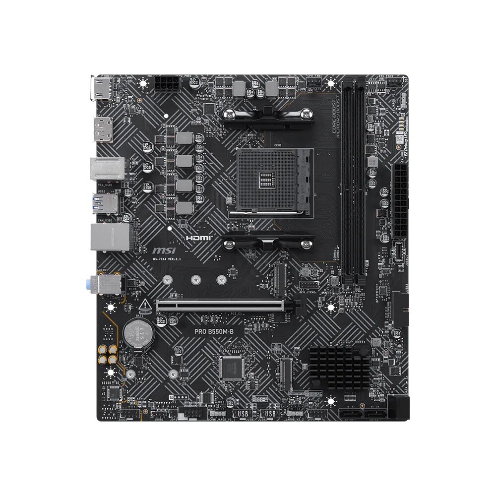 Placa Madre MSI PRO B550M-B AM4 Micro-ATX - Imagen 2