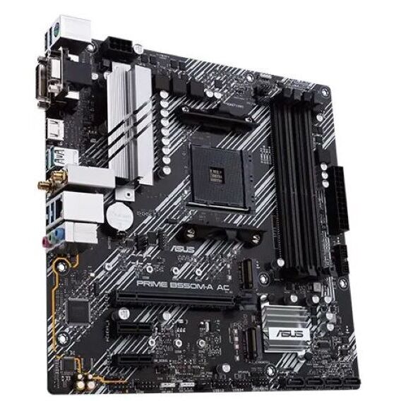 Placa Madre ASUS PRIME B550M-A AC Socket AM4 Micro-ATX DDR4 - Imagen 3