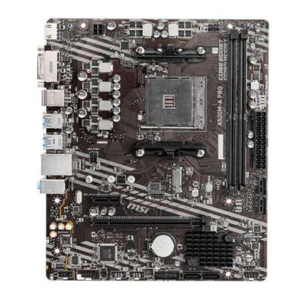 Placa Madre MSI A520M-A PRO Socket AM4 Micro-ATX DDR4 - Imagen 3