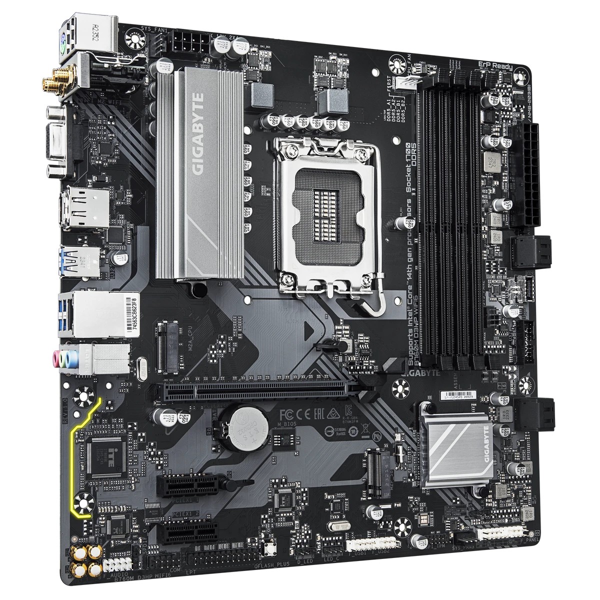 Placa Madre Gigabyte B760M D3HP WIFI6 LGA1700 - Imagen 3