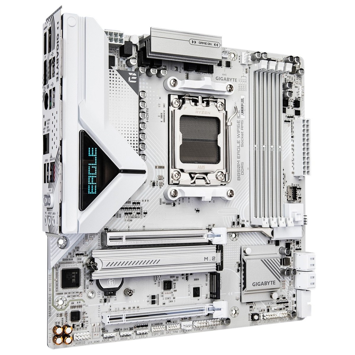 Placa Madre Gigabyte B850M EAGLE WIFI6E ICE AM5 DDR5 Micro-ATX - Imagen 3