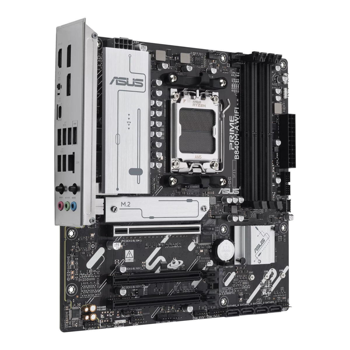 Placa Madre ASUS PRIME B840M-A WIFI Socket AM5 DDR5 - Imagen 3