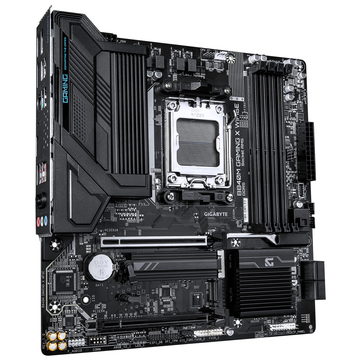 Placa Madre Gigabyte B840M GAMING X WIFI6E DDR5 AM5 - Imagen 3