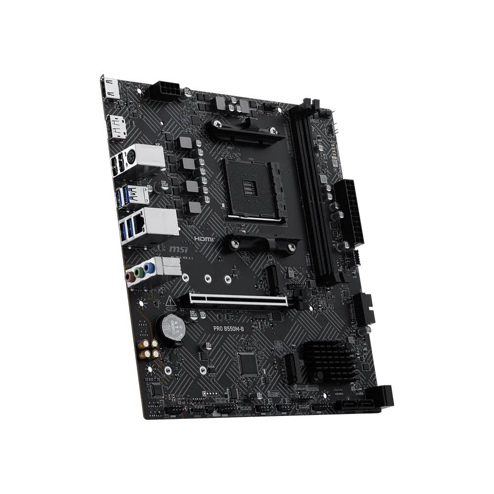Placa Madre MSI PRO B550M-B AM4 Micro-ATX - Imagen 4
