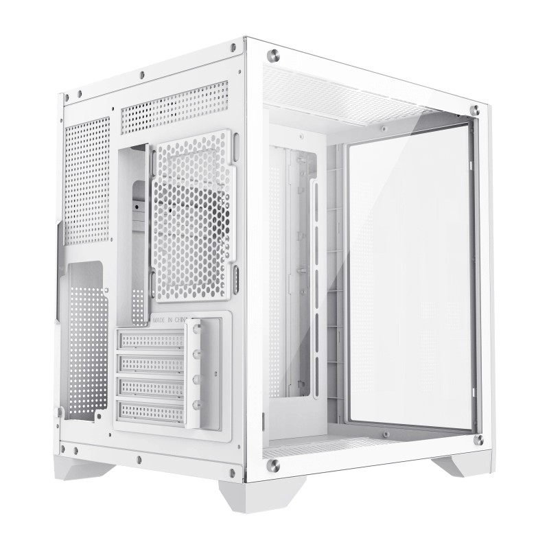 Gamemax Infinity Mini Gabinete Gamer Micro ATX White - Imagen 4