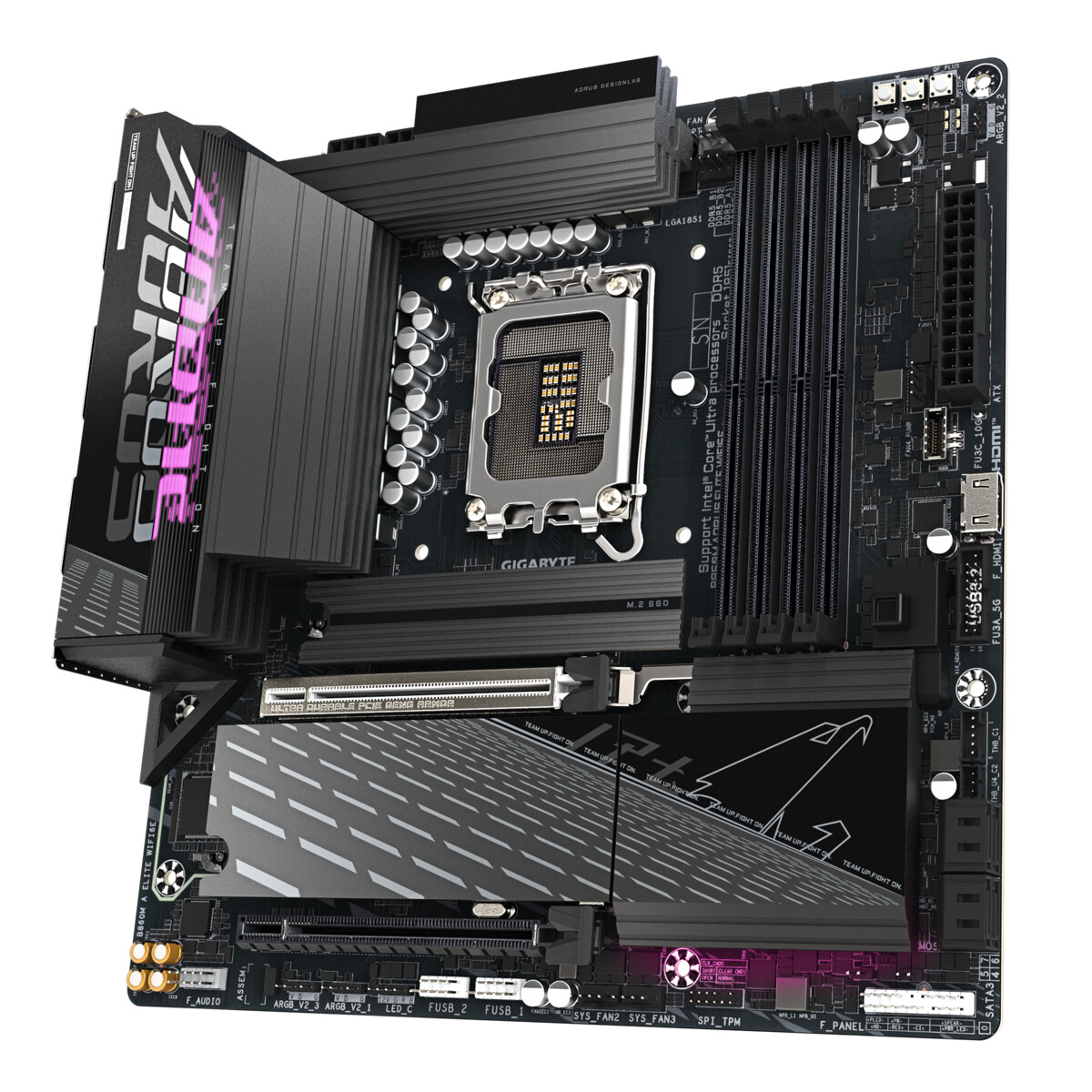Placa Madre Gigabyte B860M AORUS ELITE WIFI6E DDR5 LGA1851 - Imagen 4