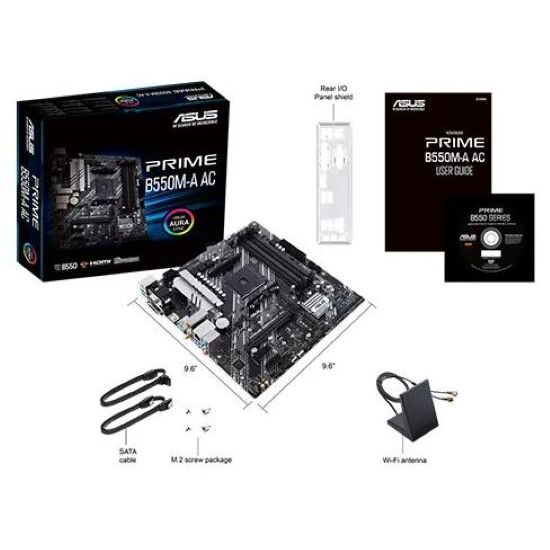 Placa Madre ASUS PRIME B550M-A AC Socket AM4 Micro-ATX DDR4 - Imagen 5