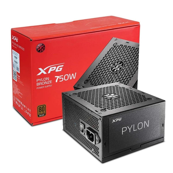 Fuente de Poder ADATA XPG Pylon 750W 80 Plus Bronze Certificada