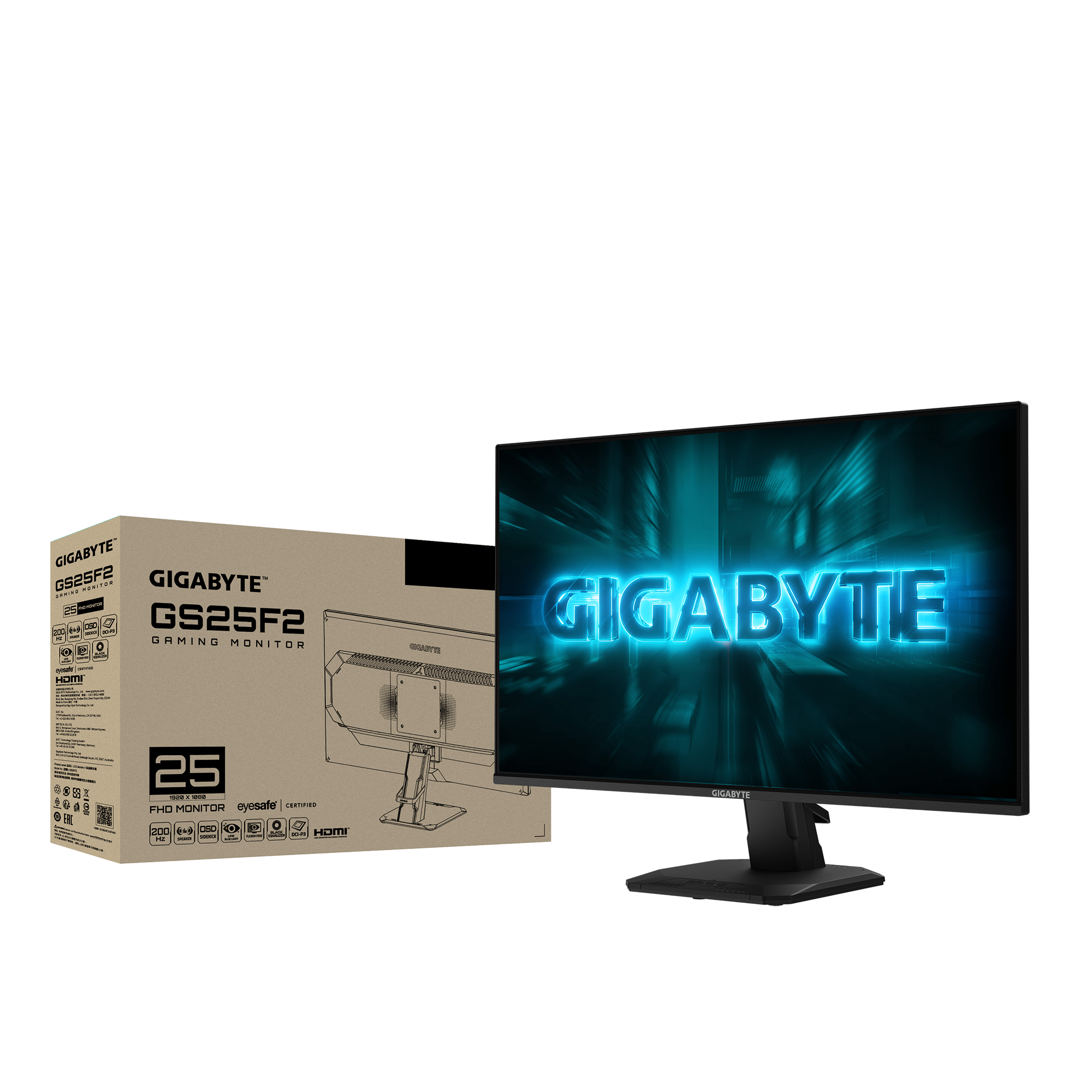 Gigabyte 24.5 Pulgadas SS IPS Monitor Gamer GS25F2A 240Hz 1ms FreeSync Premium - Imagen 8